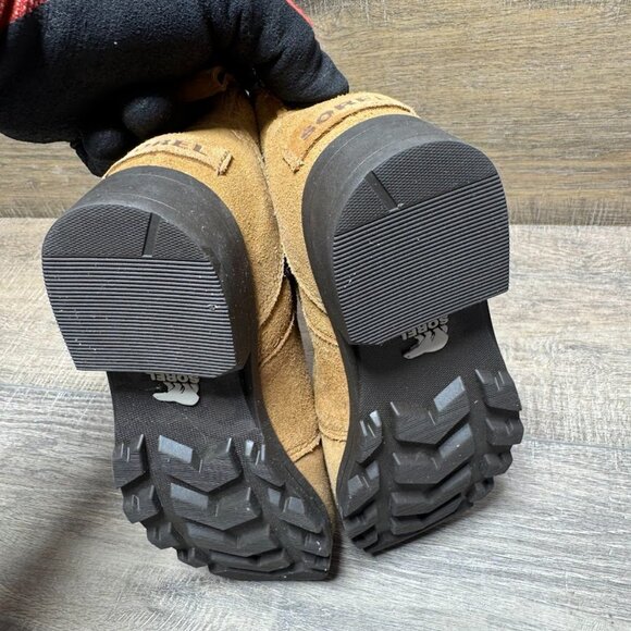 Sorel Emelie Brown Suede Ankle Boot Youth Size 2 - Picture 4 of 7